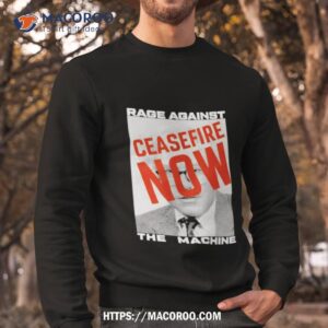 Ally Beardsley Bernie Sanders Rage Against The Machine Ceasefire Now Sweatshirt