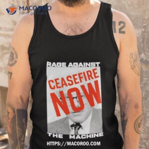 Ally Beardsley Bernie Sanders Rage Against The Machine Ceasefire Now Tank Top