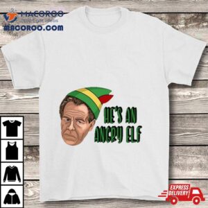 Angry Elf Christmas Tshirt