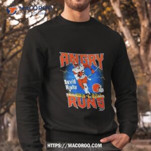 Angry Runs Browns David Njoku Retro Sweatshirt