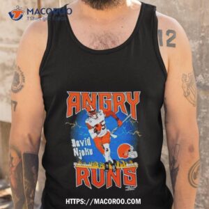 Angry Runs Browns David Njoku Retro Tank Top