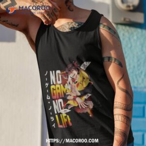 anime no game no life vintage 90s shirt tank top 1