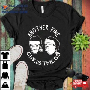 Another Fine Christmess Comedy Duo Christmas Laurel And Hardy Tshirt