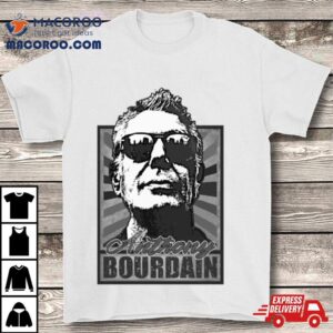 Anthony Bourdain Black And White Tshirt