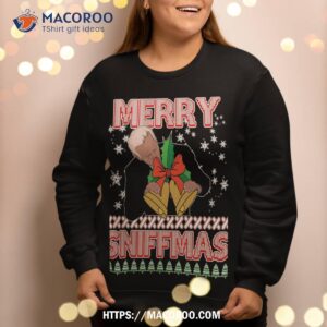 anti biden ugly christmas sweater funny merry sniffmas xmas sweatshirt sweatshirt 2
