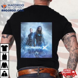 Aquaman And The Lost Kingdom Screenx Official Poster Unisex Tshirt