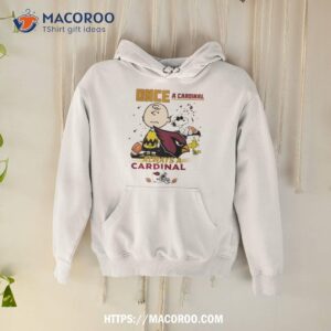 Arizona Cardinals Snoopy And Charlie Brown Once A Cardinal Always A Cardinal T Shirt