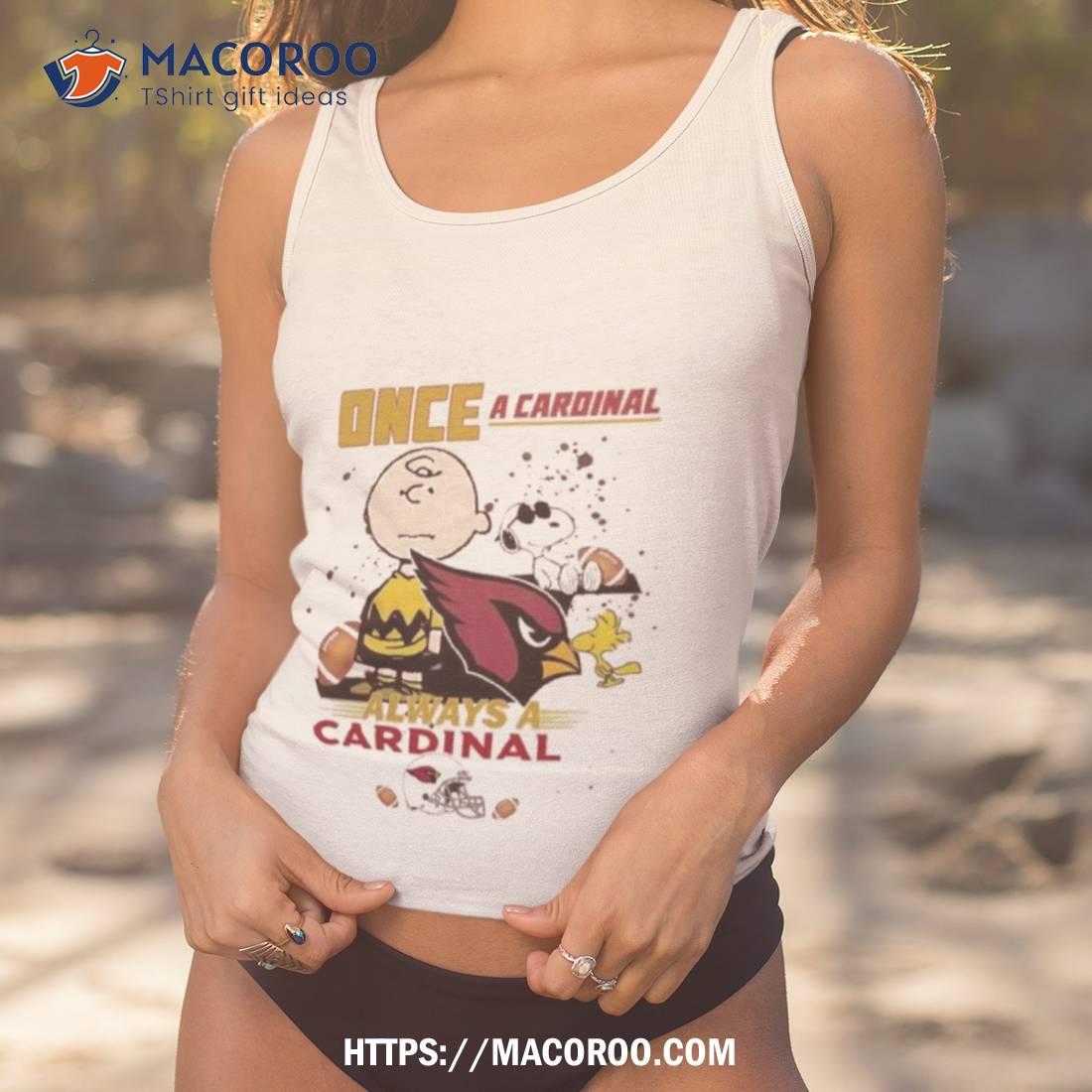 Arizona Cardinals Snoopy And Charlie Brown Once A Cardinal Always A Cardinal Shirt Arizona Cardinals Snoopy And Charlie Brown Once A Cardinal Always A Cardinal Shirt