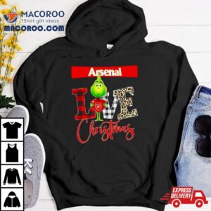 Arsenal Grinch Love Christmas Tshirt