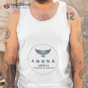 athena greek goddess of wisdom owl mythology tank top