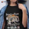 Attach On Titan 10th Anniversary 2013 2023 Isayama Hajime Thank You For The Memories T Shirt