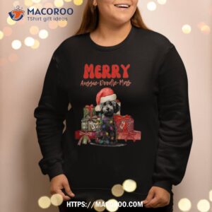 aussie doodle christmas merry aussie doodle mas sweatshirt sweatshirt 2