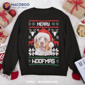 Australian Shepherd Merry Woofmas Christmas Sweatshirt
