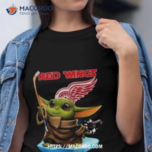 Baby Yoda Detroit Red Wings Hockey 2023 Shirt