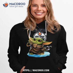 Baby Yoda Edmonton Oilers Hockey 2023 Shirt