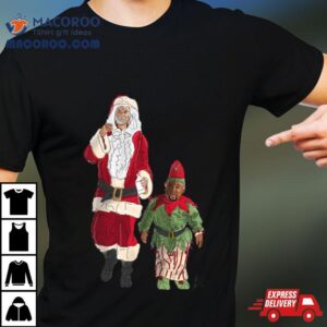 Bad Santa Back In The Saddle Again Christmas Tshirt