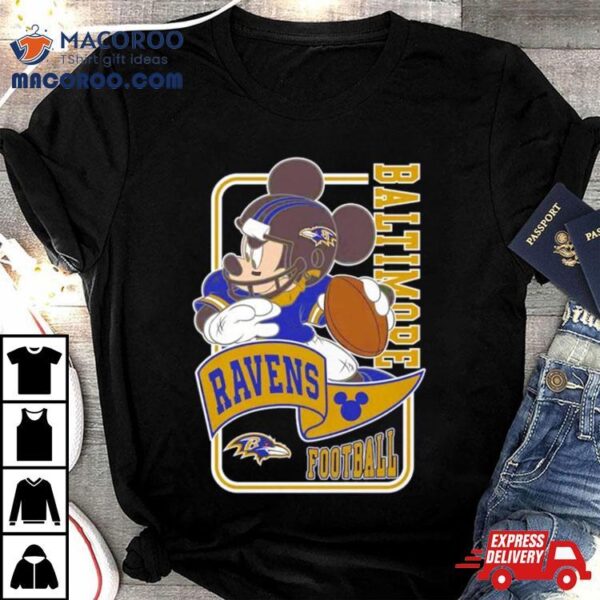 Baltimore Ravens Wildcard Mickey Disney Shirt