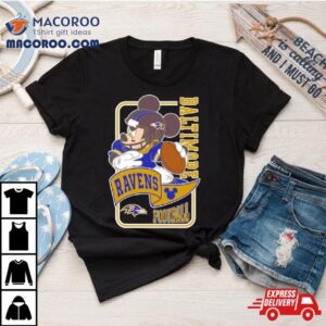 Baltimore Ravens Wildcard Mickey Disney Tshirt