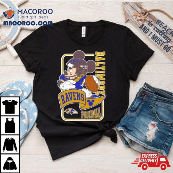 Baltimore Ravens Wildcard Mickey Disney Shirt