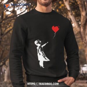 Banksy Bristol Girl With Balloon Stencil Political Sweatshirt