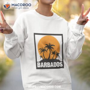 barbados palm tree island sweatshirt 2