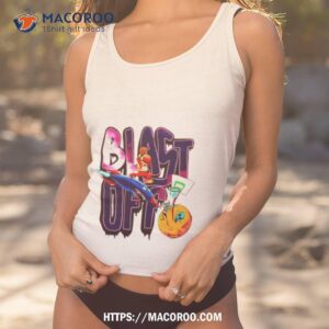 basketball rockets blast off shirt tank top 1
