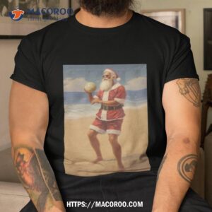 Beachside Santa Christmas 2023 T Shirt