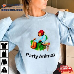 Bear Tea Party Animal Tshirt