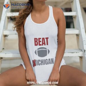 Beat Michigan We Don T Give A Damn Tank Top 4