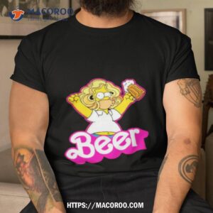 Beerbie Homer Simpson Beer Barbie Shirt
