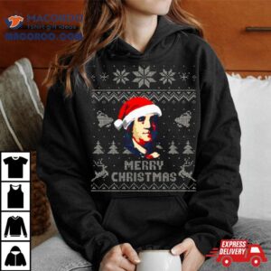 Benjamin Franklin Merry Christmas Tshirt