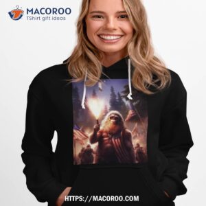 Bigfoot Independence Day Party Poster Shirt
