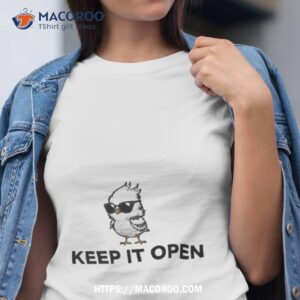Bird Keep It Open Shirt