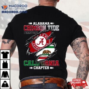 Blood Inside Me Alabama Crimson Tide Territory California Chapter 2023 Shirt