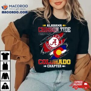 Blood Inside Me Alabama Crimson Tide Territory Colorado Chapter Tshirt