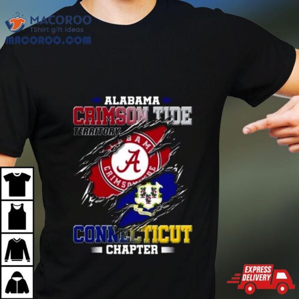 Blood Inside Me Alabama Crimson Tide Territory Connecticut Chapter 2023 Shirt