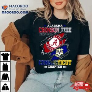 Blood Inside Me Alabama Crimson Tide Territory Connecticut Chapter Tshirt