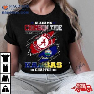 Blood Inside Me Alabama Crimson Tide Territory Kansas Chapter Tshirt