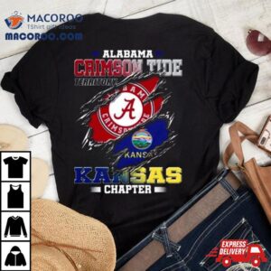 Blood Inside Me Alabama Crimson Tide Territory Kansas Chapter Tshirt