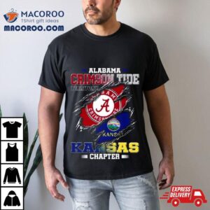 Blood Inside Me Alabama Crimson Tide Territory Kansas Chapter Tshirt