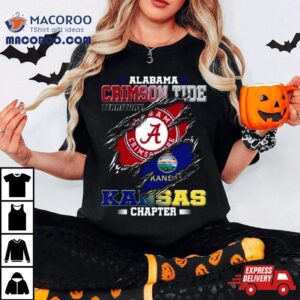 Blood Inside Me Alabama Crimson Tide Territory Kansas Chapter Tshirt