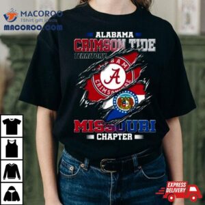 Blood Inside Me Alabama Crimson Tide Territory Missouri Chapter Tshirt