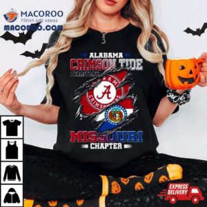 Blood Inside Me Alabama Crimson Tide Territory Missouri Chapter Tshirt