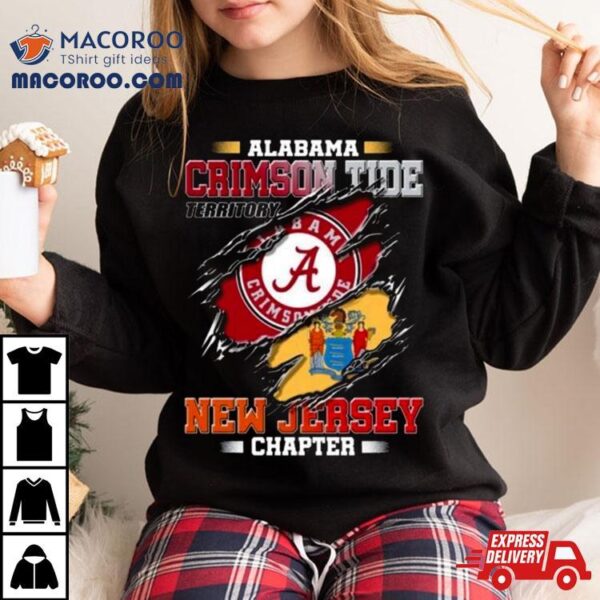 Blood Inside Me Alabama Crimson Tide Territory New Jersey Chapter 2023 Shirt