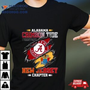 Blood Inside Me Alabama Crimson Tide Territory New Jersey Chapter Tshirt