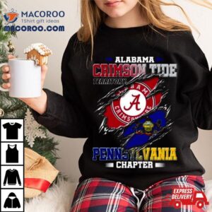 Blood Inside Me Alabama Crimson Tide Territory Pennsylvania Chapter 2023 Shirt