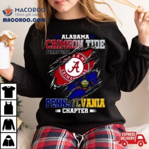Blood Inside Me Alabama Crimson Tide Territory Pennsylvania Chapter 2023 Shirt
