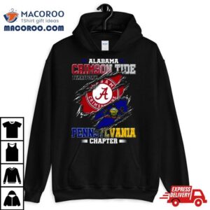 Blood Inside Me Alabama Crimson Tide Territory Pennsylvania Chapter Tshirt