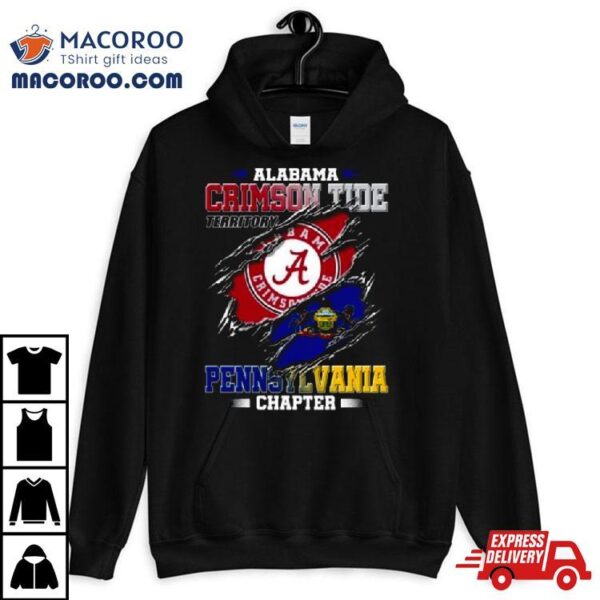 Blood Inside Me Alabama Crimson Tide Territory Pennsylvania Chapter 2023 Shirt