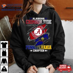 Blood Inside Me Alabama Crimson Tide Territory Pennsylvania Chapter Tshirt